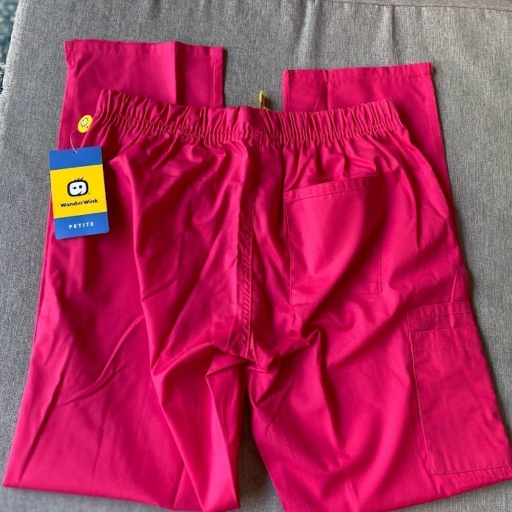 WonderWink Origins 5126P Modern Fit Scrub Pants, Small Petite - Picture 3 of 7